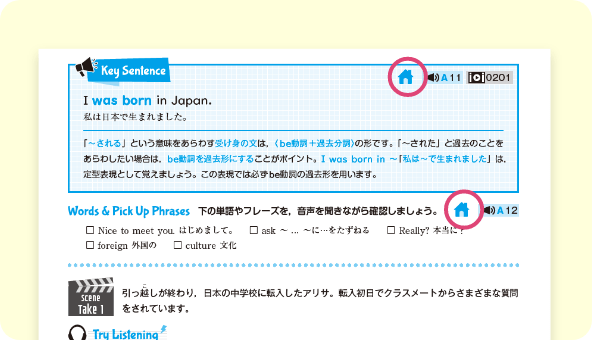 家庭学習にも適しているパートを示したイメージ